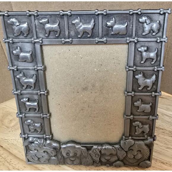 3D Metal Dog Pet 3.5x5" Picture Frame with Variety Dog Design Taiwan - Picture 2 of 7